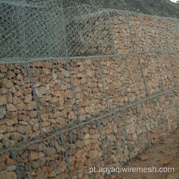 2x1x2m Hot mergulhado galvanizado Caixa de Gabion Solded